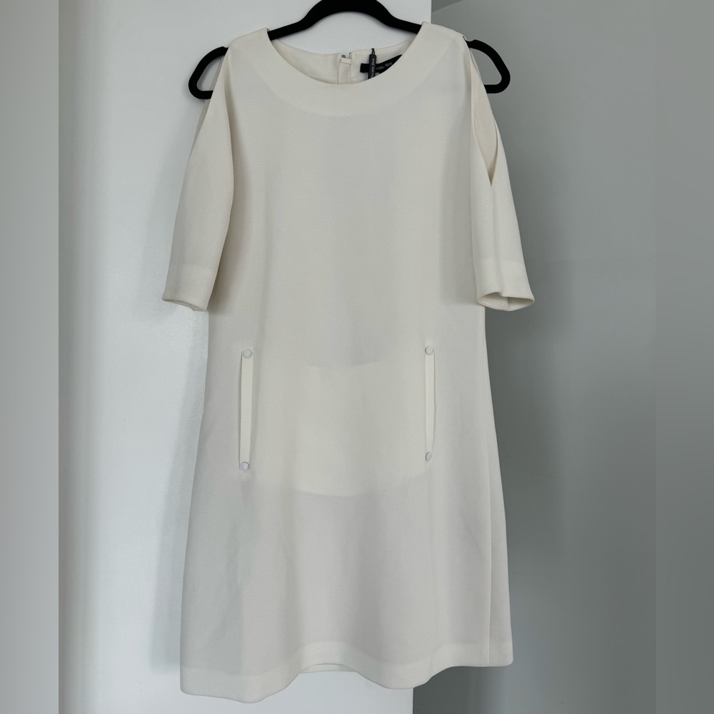 Rachel Roy Cream A-Line Mini Dress Size 4